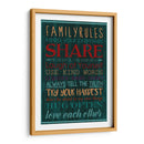 Reglas De La Familia De Especias I - Grace Popp | Cuadro decorativo de Canvas Lab