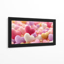 Corazones pastel - DIEGO D L | Cuadro decorativo de Canvas Lab