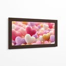 Corazones pastel - DIEGO D L | Cuadro decorativo de Canvas Lab