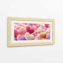 Corazones pastel - DIEGO D L | Cuadro decorativo de Canvas Lab