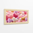 Corazones pastel - DIEGO D L | Cuadro decorativo de Canvas Lab