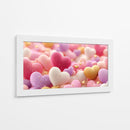 Corazones pastel - DIEGO D L | Cuadro decorativo de Canvas Lab