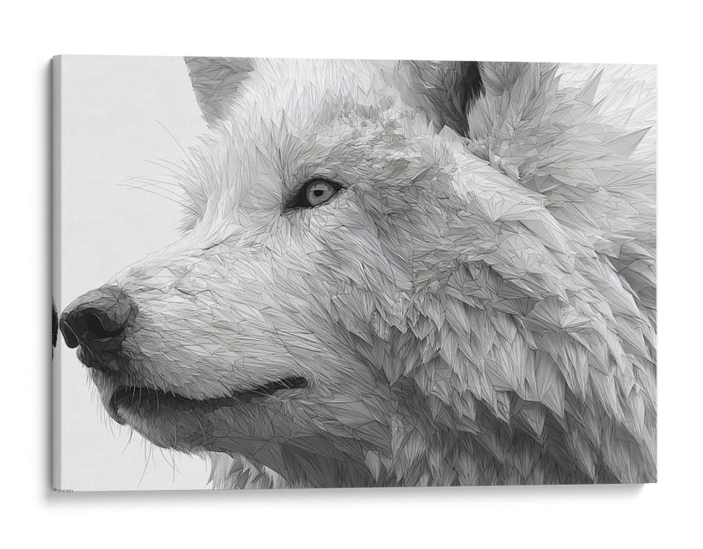 Lobo geométrico  - DIEGO D L | Cuadro decorativo de Canvas Lab