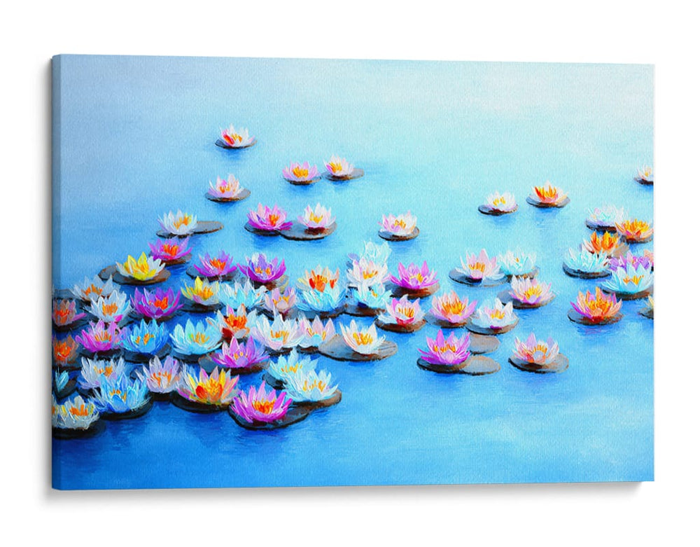 Loto en el lago  - DIEGO D L | Cuadro decorativo de Canvas Lab