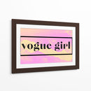 VOGUE GIRL - Salminda | Cuadro decorativo de Canvas Lab