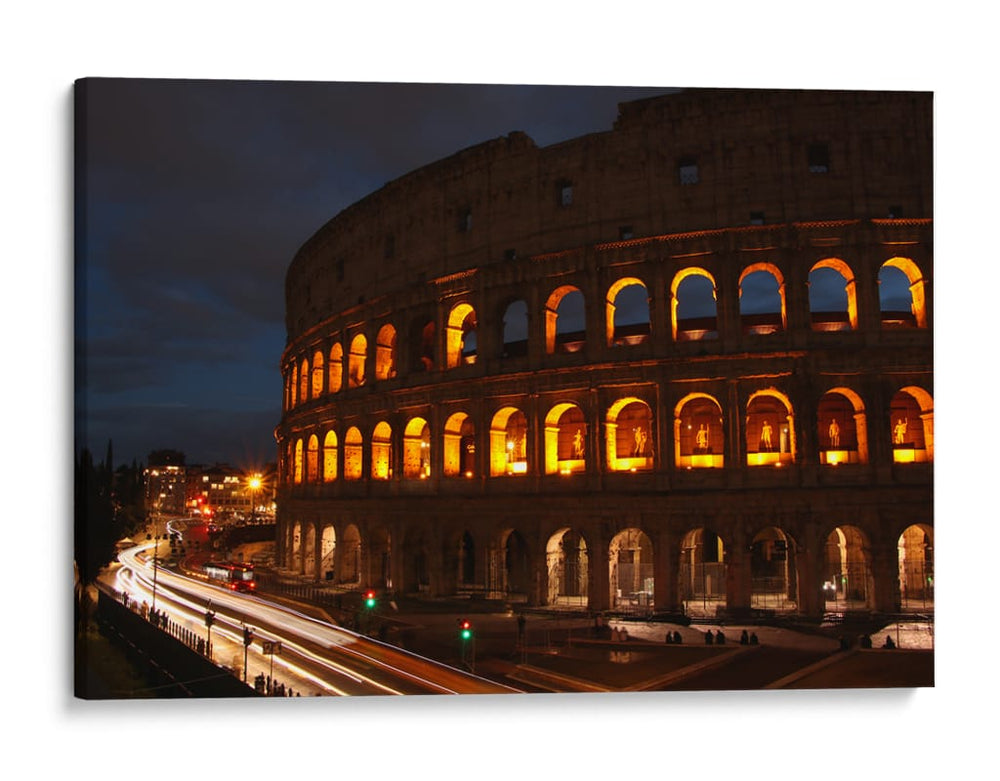 Luces del Coliseo Romano - Luis Rodrigo Magaña Andrade | Cuadro decorativo de Canvas Lab