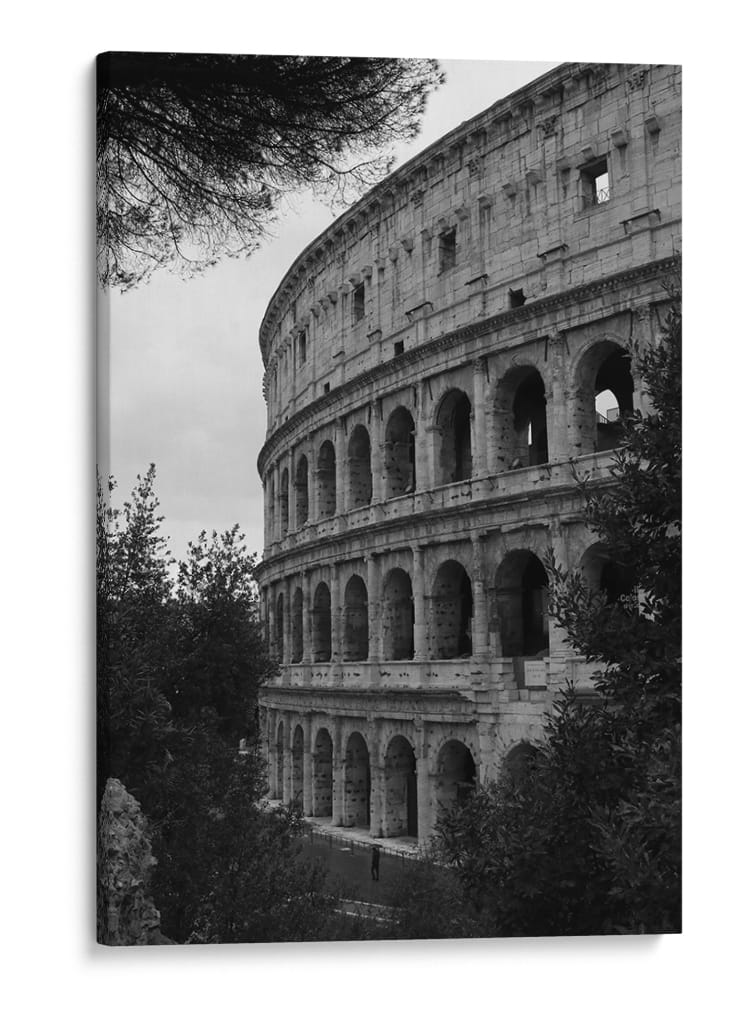El Coliseo en un día lluvioso - Luis Rodrigo Magaña Andrade | Cuadro decorativo de Canvas Lab