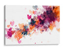 Fondo de corazones coloridos - DIEGO D L | Cuadro decorativo de Canvas Lab