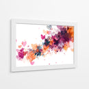 Fondo de corazones coloridos - DIEGO D L | Cuadro decorativo de Canvas Lab