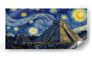 Noche Estrellada en Chichen Itza Vincen Van Gogh - Coloratura | Cuadro decorativo de Canvas Lab