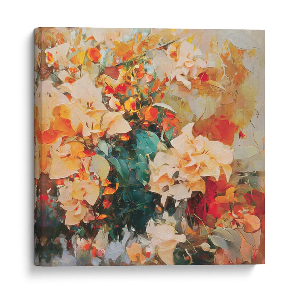 Bougamvillea Naranja 02 - Hugo Bello | Cuadro decorativo de Canvas Lab
