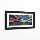 Noche Estrellada de Vincent Van Gogh sobre  El Popocatépetl Puebla. - Coloratura | Cuadro decorativo de Canvas Lab