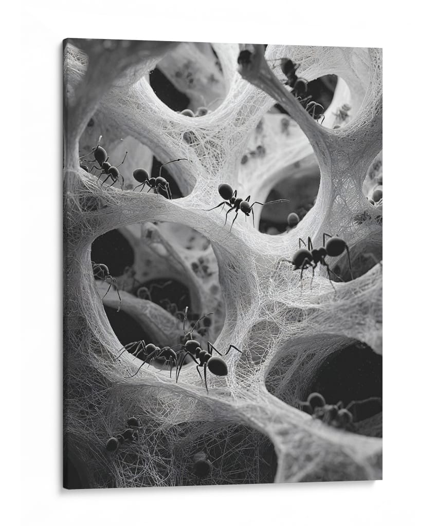 Hormigas en telarañas - DIEGO D L | Cuadro decorativo de Canvas Lab