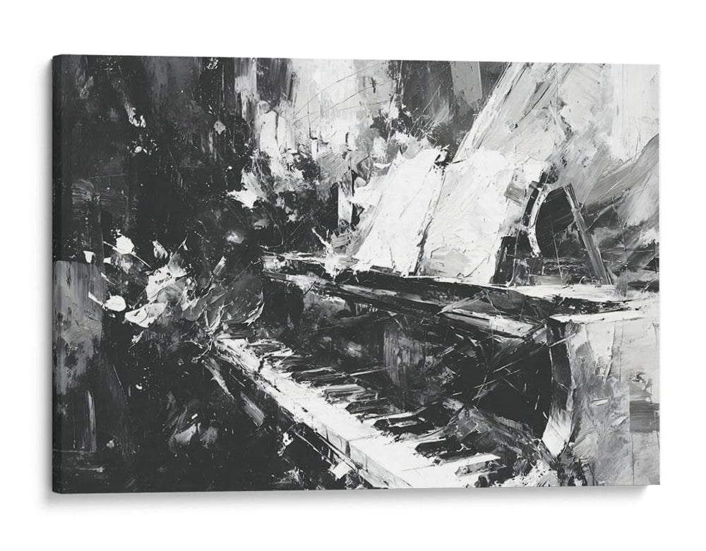 Piano Abstracto - DIEGO D L | Cuadro decorativo de Canvas Lab