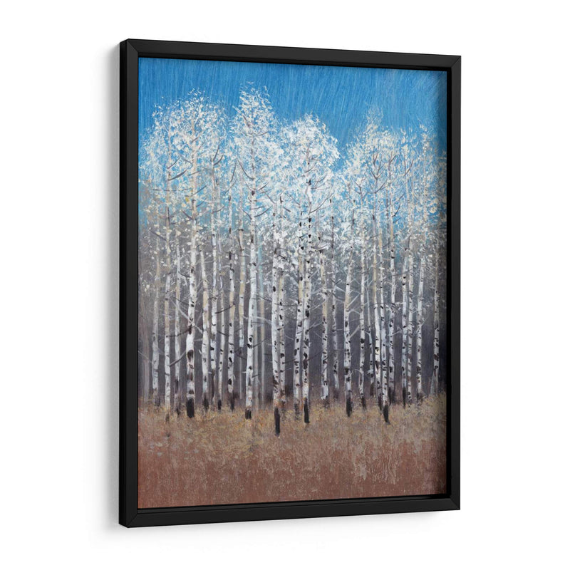 Birches De Cobalto I - Tim OToole | Cuadro decorativo de Canvas Lab