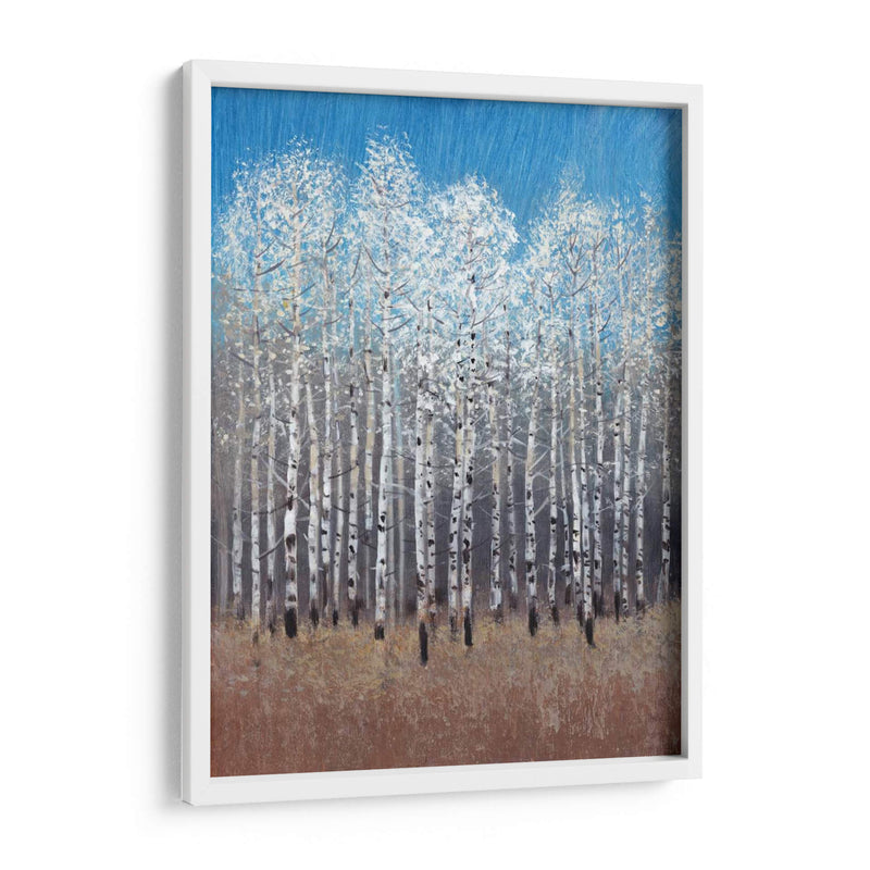 Birches De Cobalto I - Tim OToole | Cuadro decorativo de Canvas Lab