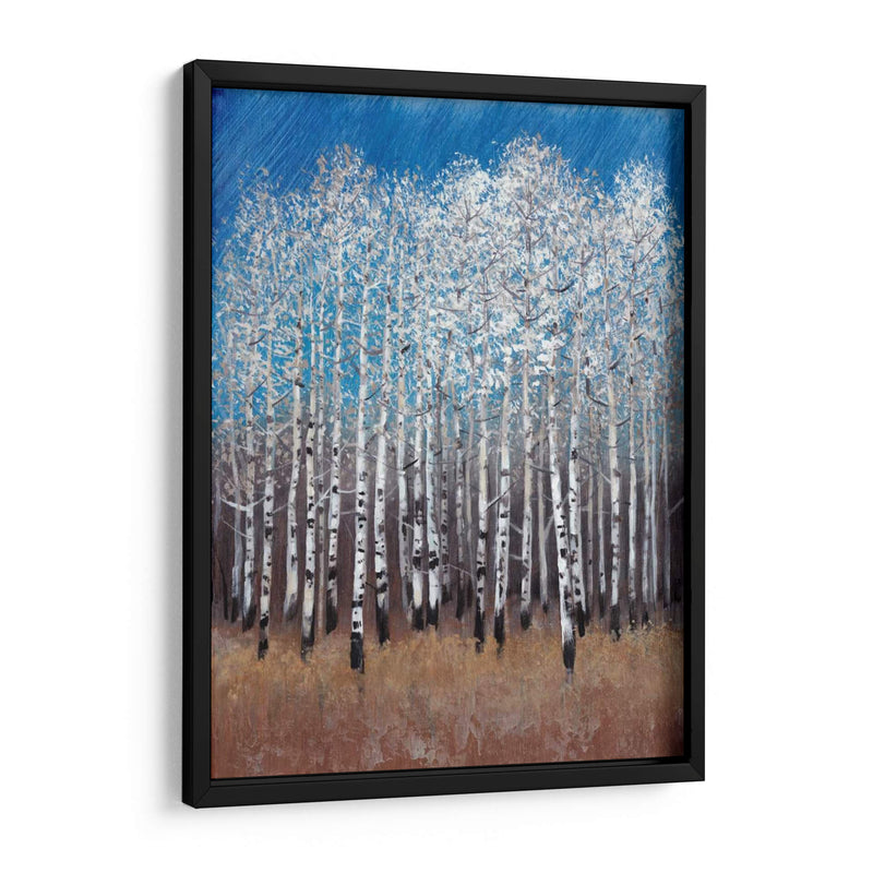 Birches Cobalt Ii - Tim OToole | Cuadro decorativo de Canvas Lab