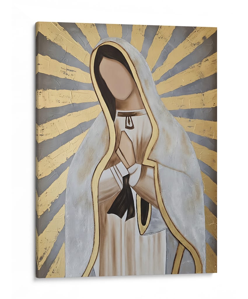 Virgen en oro - Dav Madrid | Cuadro decorativo de Canvas Lab