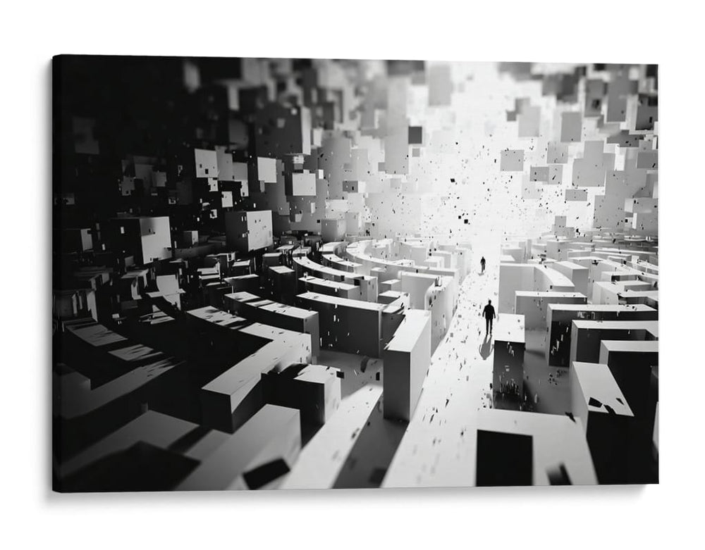 Aventura en el laberinto - DIEGO D L | Cuadro decorativo de Canvas Lab