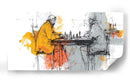 Ajedrecistas - DIEGO D L | Cuadro decorativo de Canvas Lab