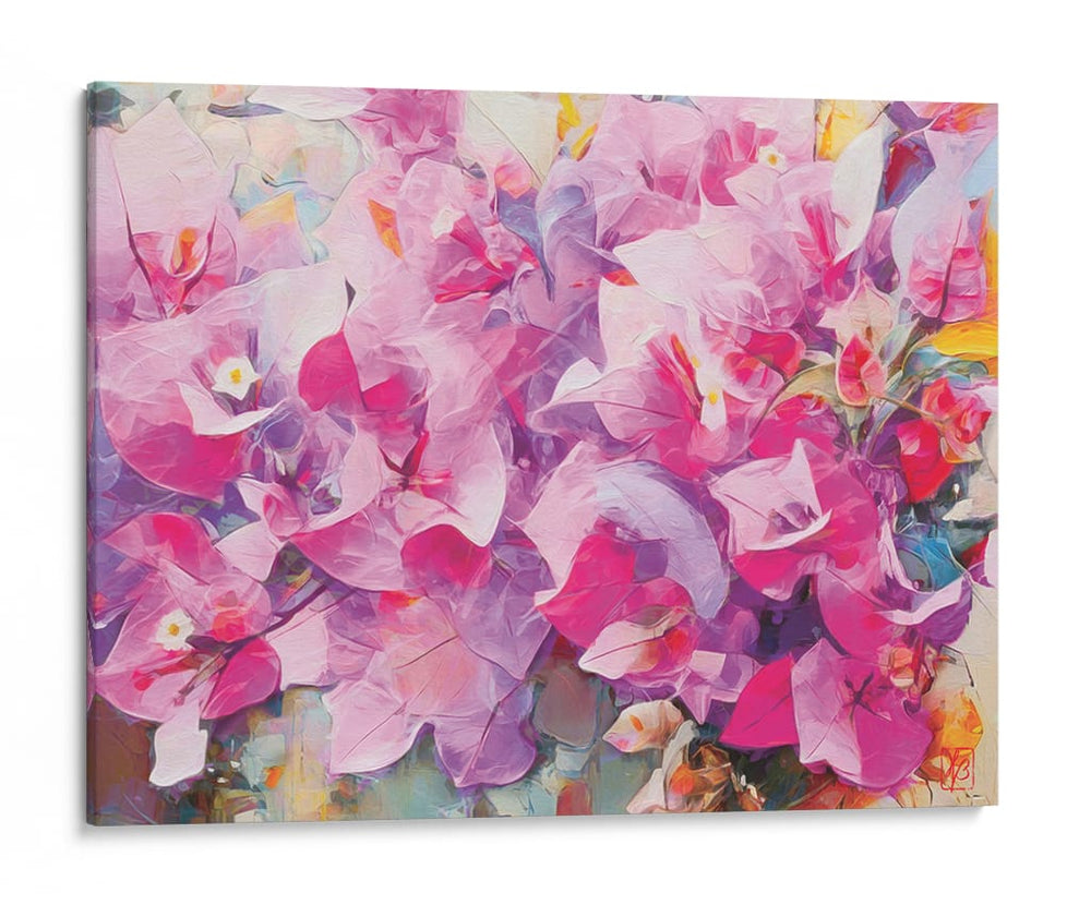 Bougainvillea Rosada 01 Rectangular - Hugo Bello | Cuadro decorativo de Canvas Lab