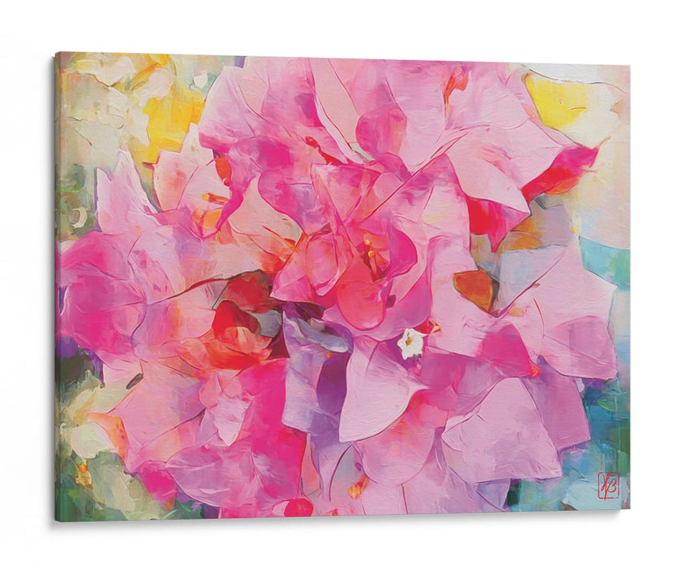 Bougainvillea Rosada 03 Rectangular - Hugo Bello | Cuadro decorativo de Canvas Lab