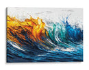 Olas de colores - DIEGO D L | Cuadro decorativo de Canvas Lab
