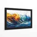 Olas de colores - DIEGO D L | Cuadro decorativo de Canvas Lab