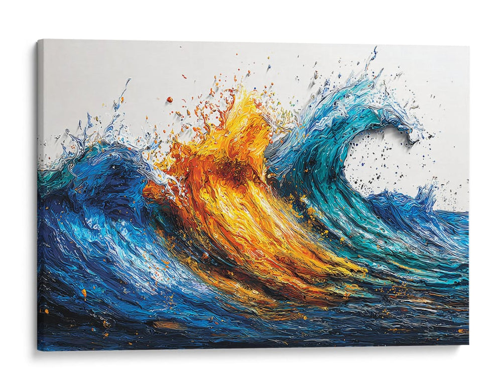 Olas creativas - DIEGO D L | Cuadro decorativo de Canvas Lab