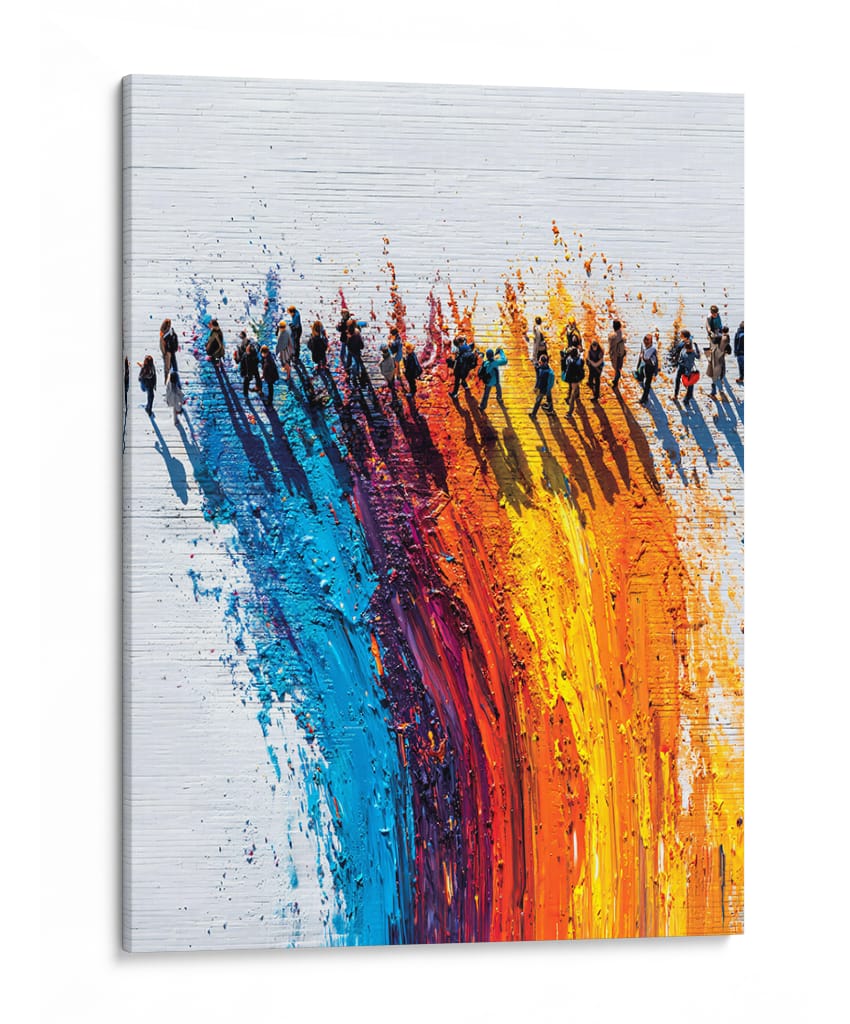 Colores - DIEGO D L | Cuadro decorativo de Canvas Lab