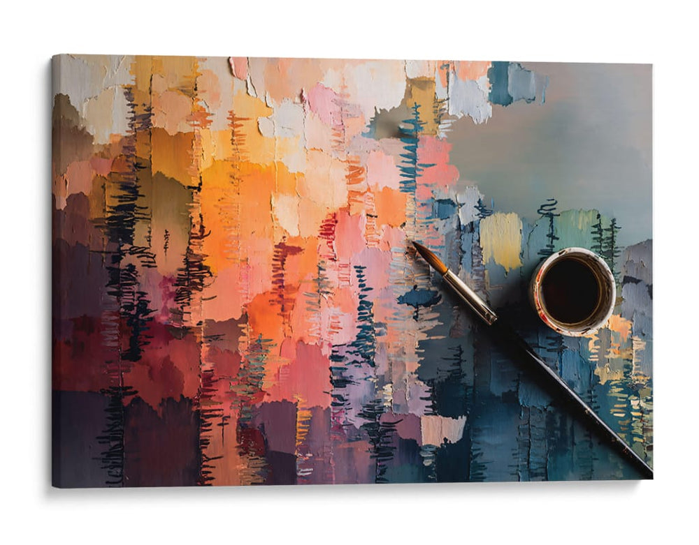 Pinceladas de árboles - DIEGO D L | Cuadro decorativo de Canvas Lab