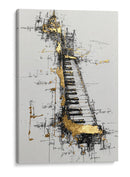 Piano de oro - DIEGO D L | Cuadro decorativo de Canvas Lab