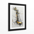 Piano de oro - DIEGO D L | Cuadro decorativo de Canvas Lab