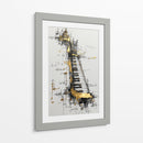 Piano de oro - DIEGO D L | Cuadro decorativo de Canvas Lab
