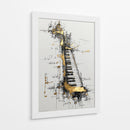 Piano de oro - DIEGO D L | Cuadro decorativo de Canvas Lab