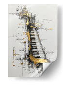 Piano de oro - DIEGO D L | Cuadro decorativo de Canvas Lab