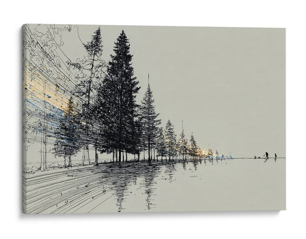Dibujo de bosque - DIEGO D L | Cuadro decorativo de Canvas Lab
