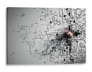 Laberinto negro - DIEGO D L | Cuadro decorativo de Canvas Lab