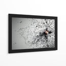 Laberinto negro - DIEGO D L | Cuadro decorativo de Canvas Lab