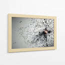 Laberinto negro - DIEGO D L | Cuadro decorativo de Canvas Lab