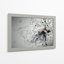 Laberinto negro - DIEGO D L | Cuadro decorativo de Canvas Lab