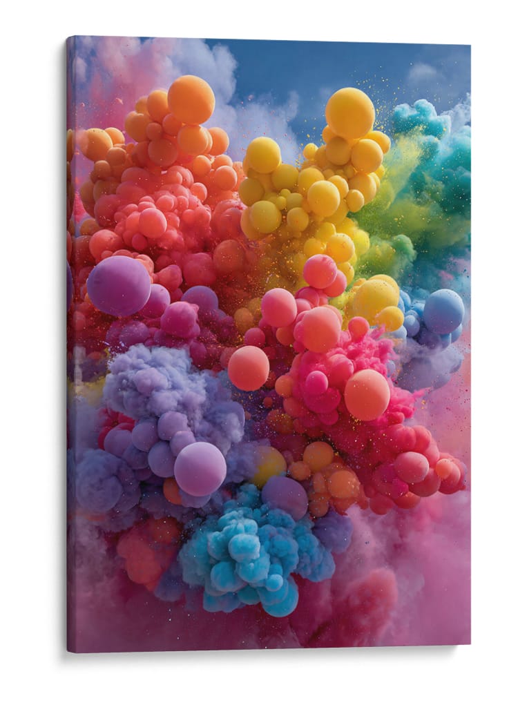 Globos de colores - DIEGO D L | Cuadro decorativo de Canvas Lab