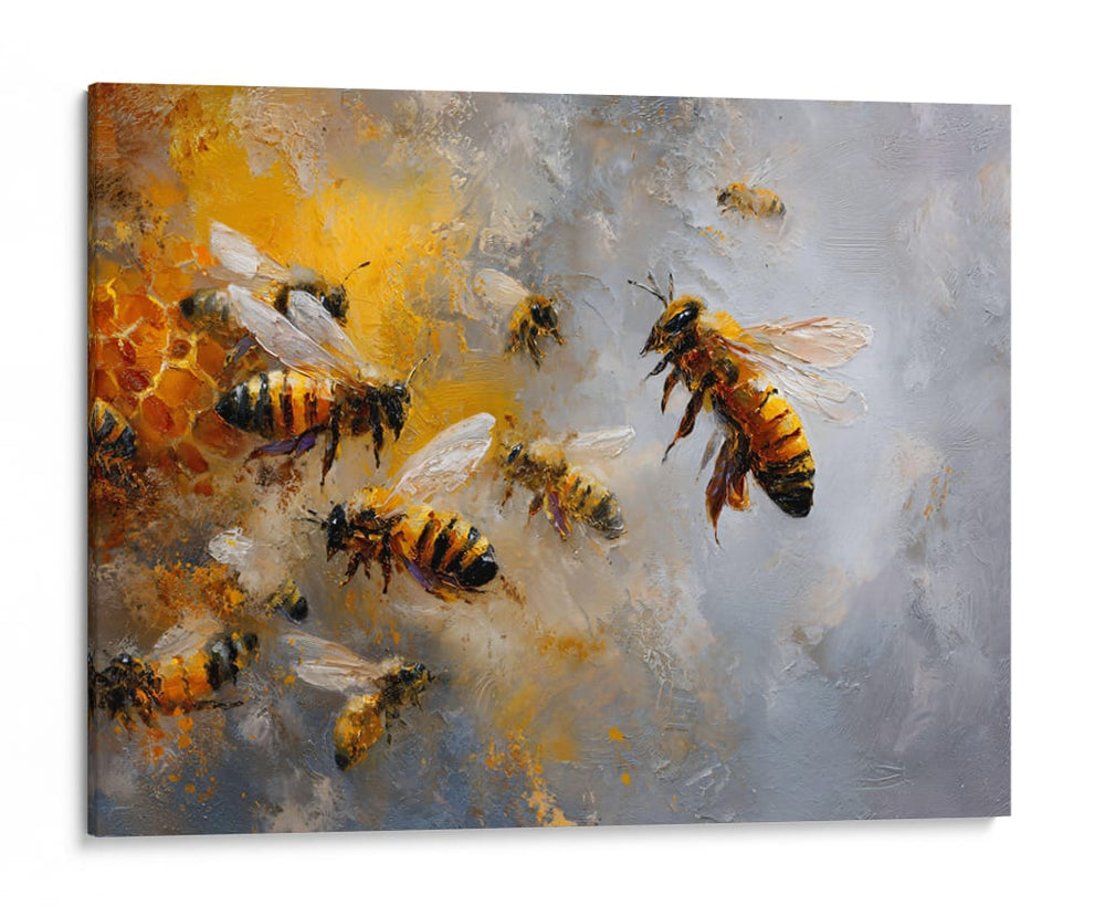 Abejas en el aire - DIEGO D L | Cuadro decorativo de Canvas Lab