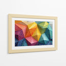 Triángulos coloridos - DIEGO D L | Cuadro decorativo de Canvas Lab