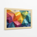 Triángulos coloridos - DIEGO D L | Cuadro decorativo de Canvas Lab