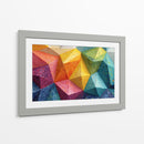 Triángulos coloridos - DIEGO D L | Cuadro decorativo de Canvas Lab