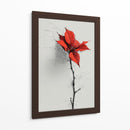 Bosquejo de flor de noche buena - DIEGO D L | Cuadro decorativo de Canvas Lab