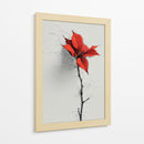 Bosquejo de flor de noche buena - DIEGO D L | Cuadro decorativo de Canvas Lab