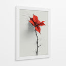 Bosquejo de flor de noche buena - DIEGO D L | Cuadro decorativo de Canvas Lab