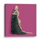 Plumas Negras - Púrpura Imperial | Cuadro decorativo de Canvas Lab